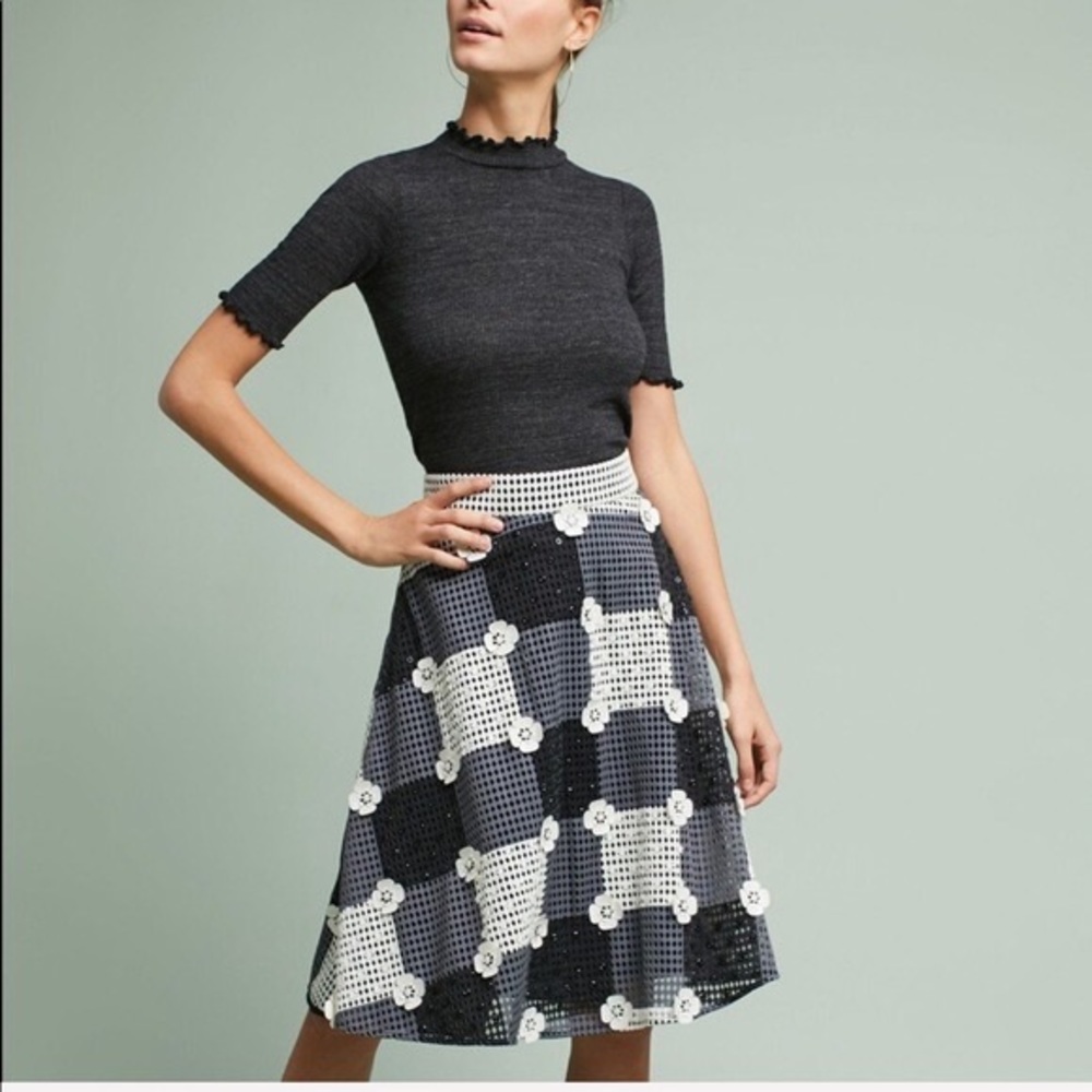 Anthropologie Holiday Skirt